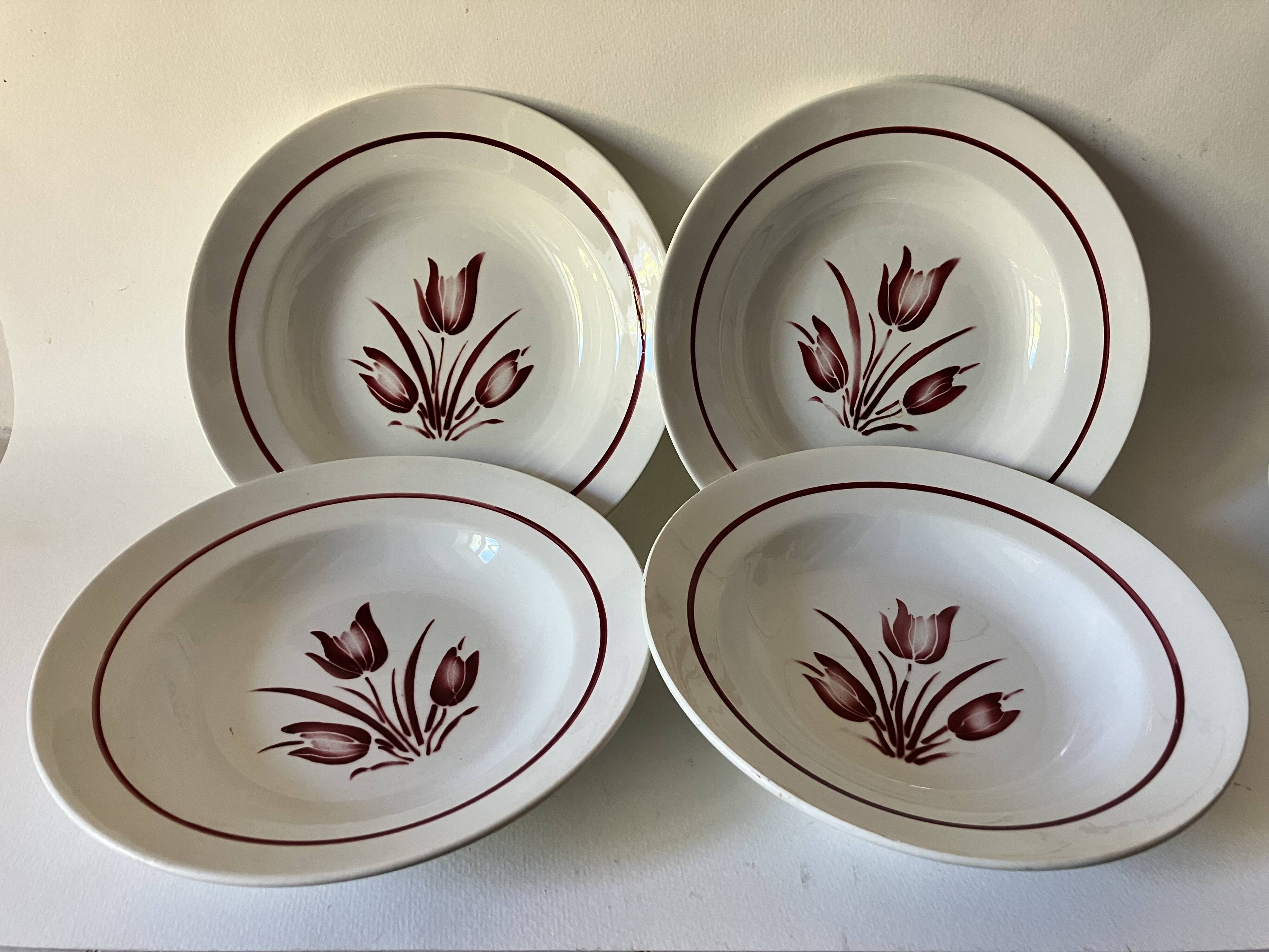 8 soup plates - Haarlem 43 service