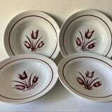 8 assiettes creuses - Service Haarlem 43