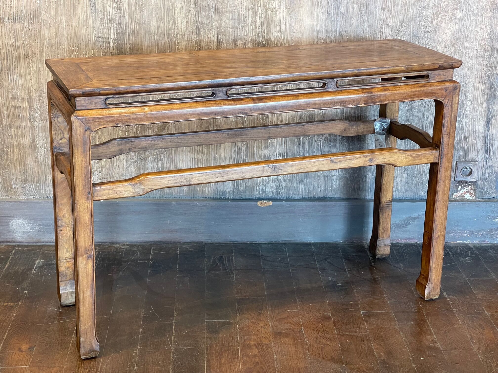 Old Chinese console with lacquer finish.