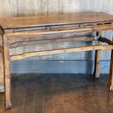 Old Chinese console varnished with stamp