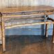 Old Chinese console with lacquer finish.