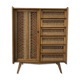 Commode en rotin