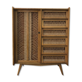 Commode en rotin