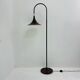 Hala Zeist Trumpet brown minimalist floor lamp, 1970s Dutch design