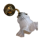 Tulip wall lamp sandblasted glass