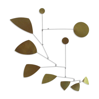 Mobile brass 70x70cm