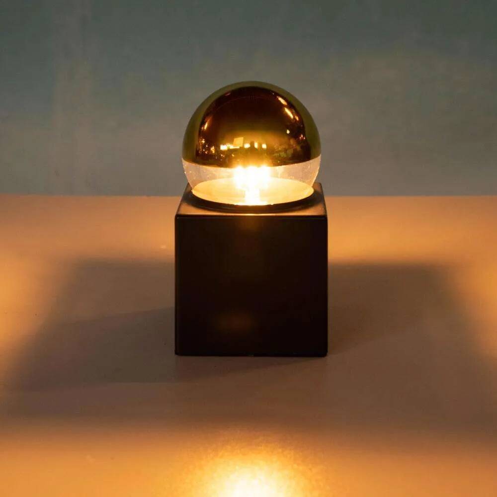 Lampe cube de l'âge spatial Philips cubic minimaliste lumière 70s