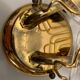 Brass Glass Sconces Set of 2 1970’s