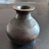 African black clay vase