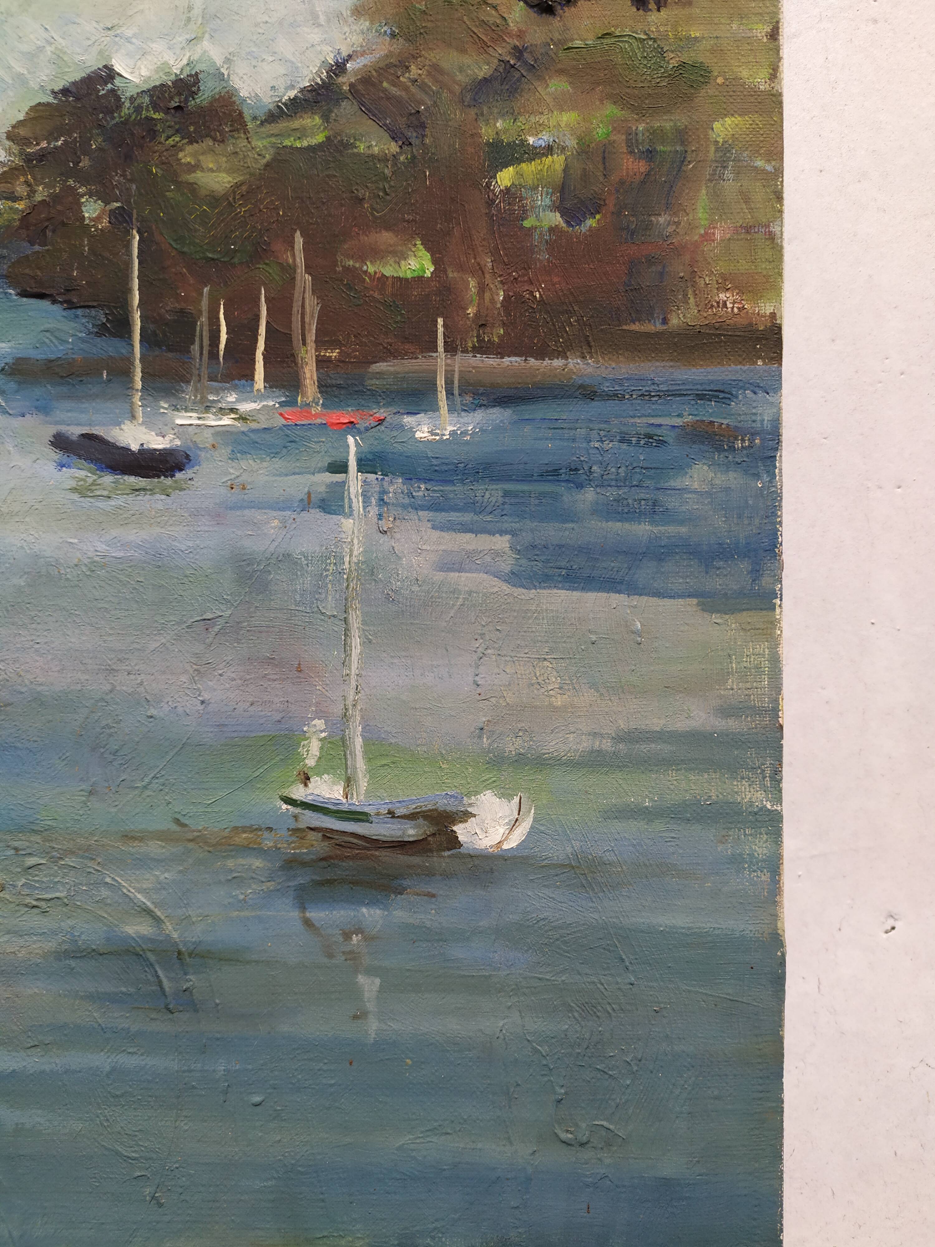Huile sur toile Marine