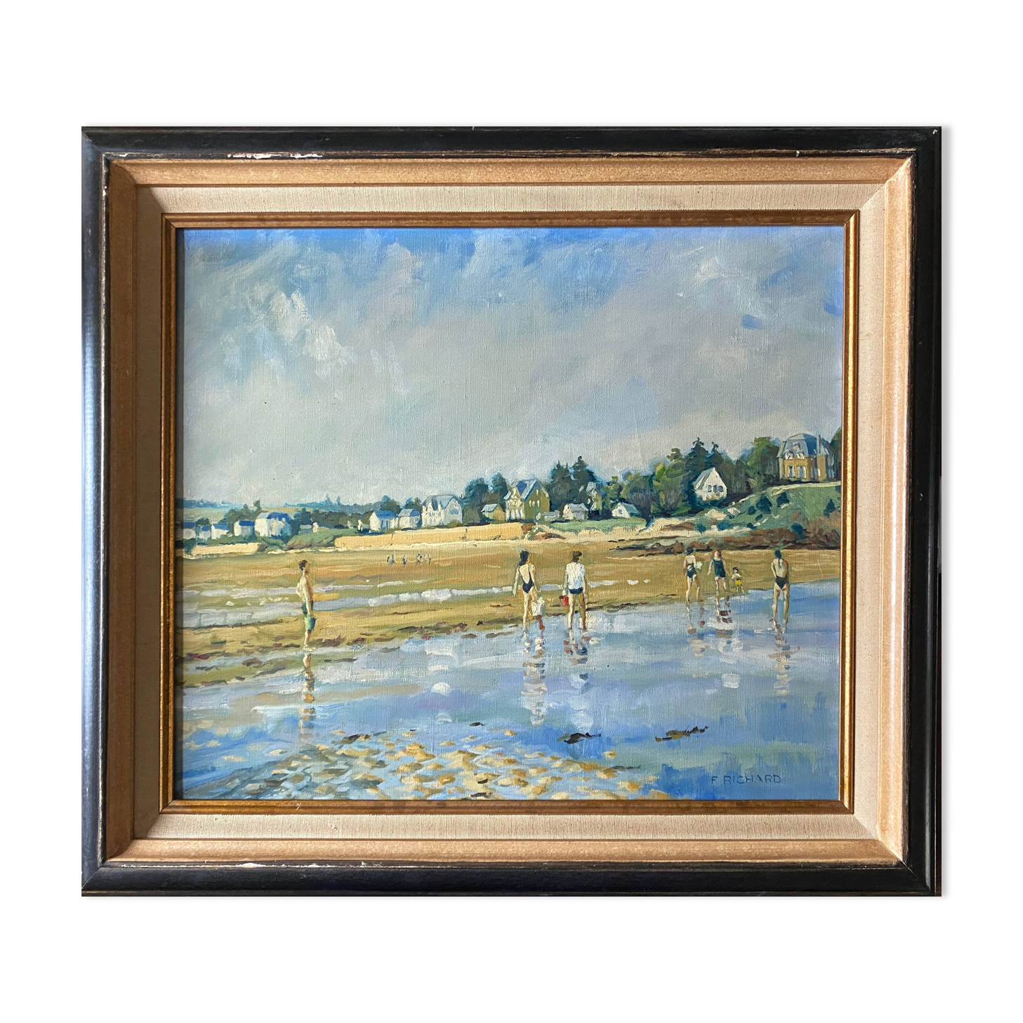 Painting oil on canvas by François Richard