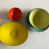 Herbert Krenchel set of 4 bowls for Krenit Denmark, 1960