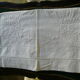 Old embroidered cotton sheet