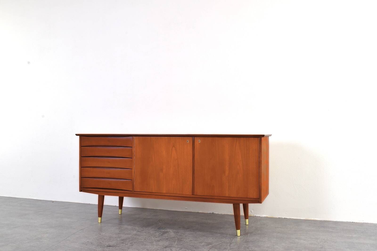 Mid-Century Teak Sideboard by Fredrik A. Kayser, Norway, 1960s.