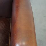 Cleanly finished sheepskin armchair made of sheepskin