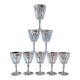 8 crystal stem glasses from Arcques