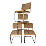 Set of 4 Cesca B32 chairs