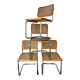 Set of 4 Cesca B32 chairs