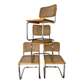Set of 4 Cesca B32 chairs