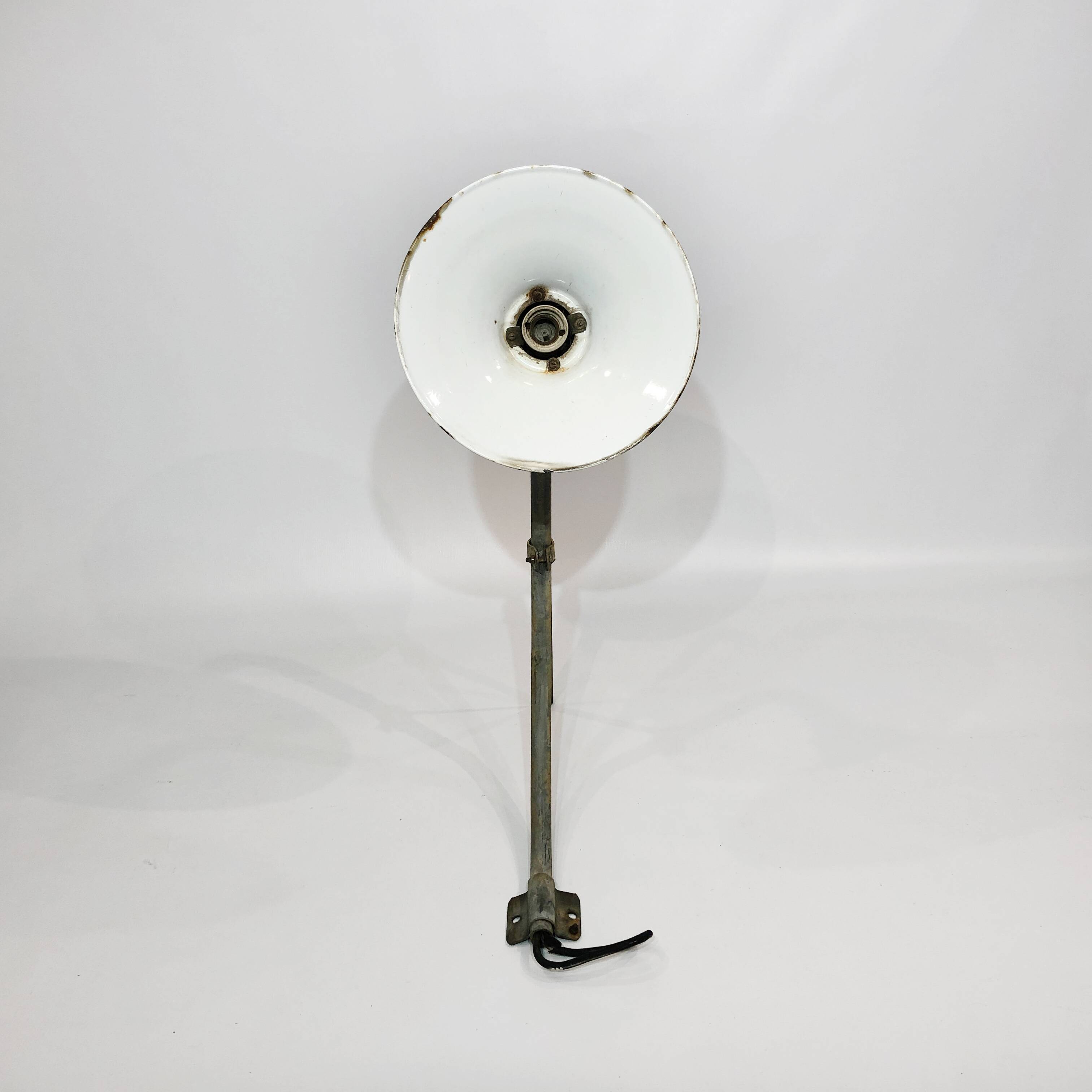 Large Greek Industrial Army Wall Light 1  1950s