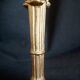 Bronze desk lamp Napoleon III style, crystal tulip, late nineteenth