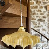 Suspension opaline vintage