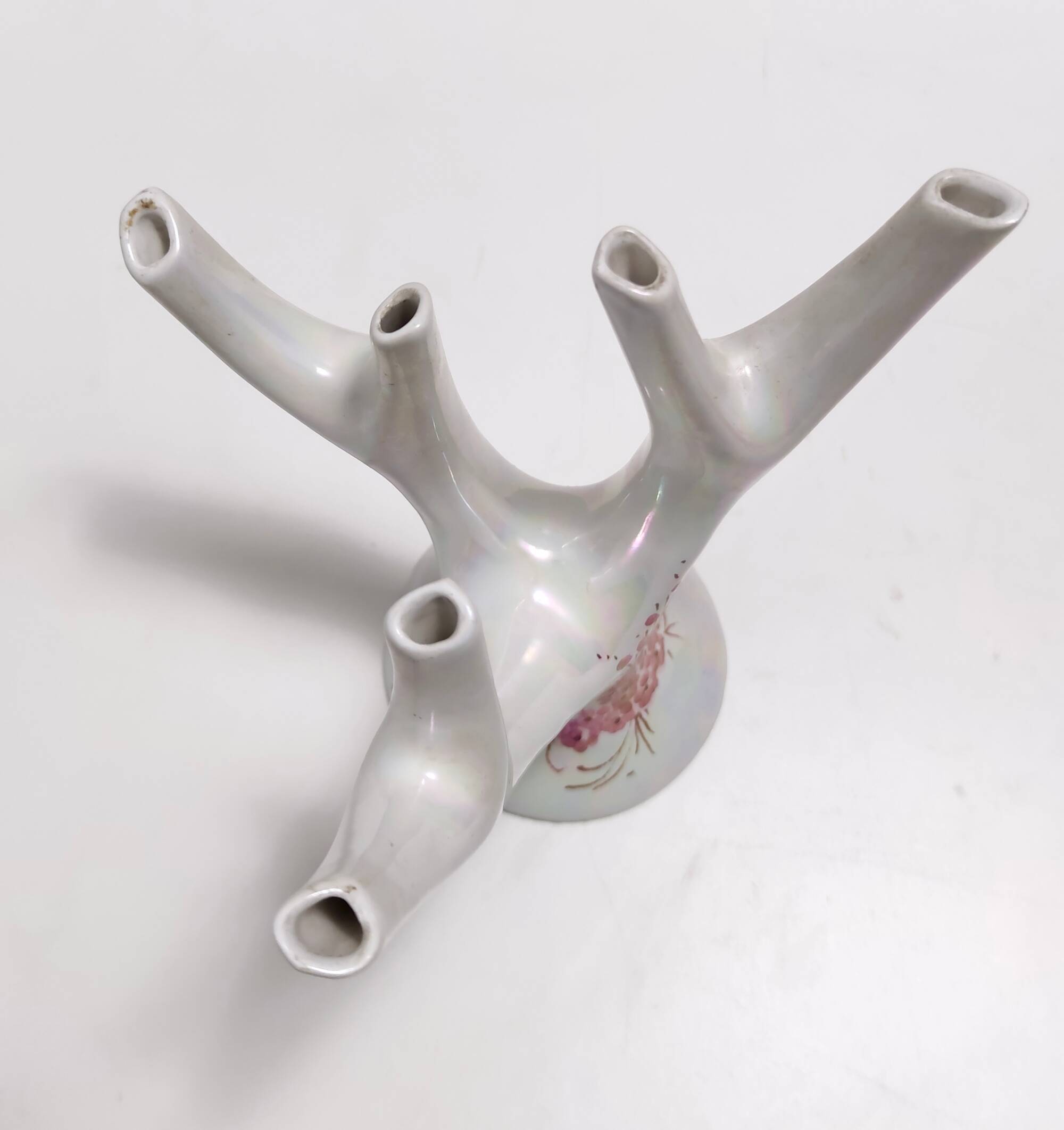 Branch-Shaped Glazed Ceramic Vase by Guido Andlovitz for Lavenia