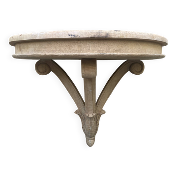 étagère murale ou console murale en bois sculpté