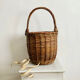Raw wicker basket