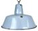 Industrial grey enamel factory pendant lamp, 1960s