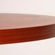 Italian mid-century dining table with stunning inlay star