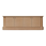 Ivory lacquer sideboard by Jean-Claude Dresse