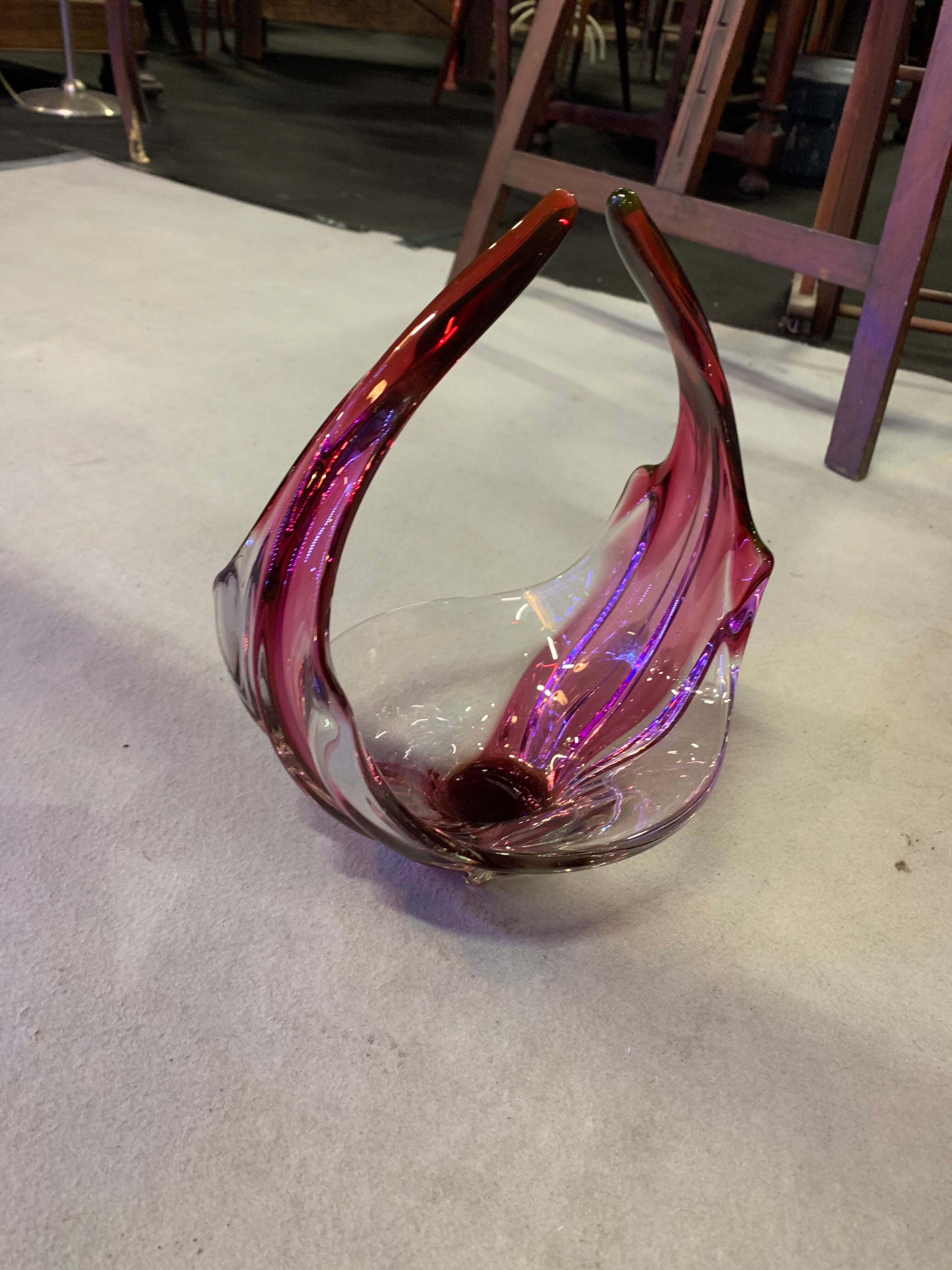 Vintage crystal vase