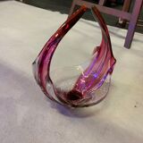 Vase en cristal vintage