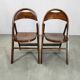 Paire de chaises pliantes Bauhaus B751 par Ligna, Tchécoslovaquie, années 1930.