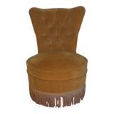 Mustard toad armchair