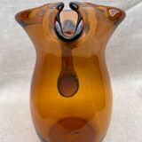 Vintage amber pitcher