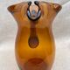 Vintage amber pitcher