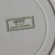 Set of 6 plates flat old earthenware Sarreguemines U et Cie model Arcole