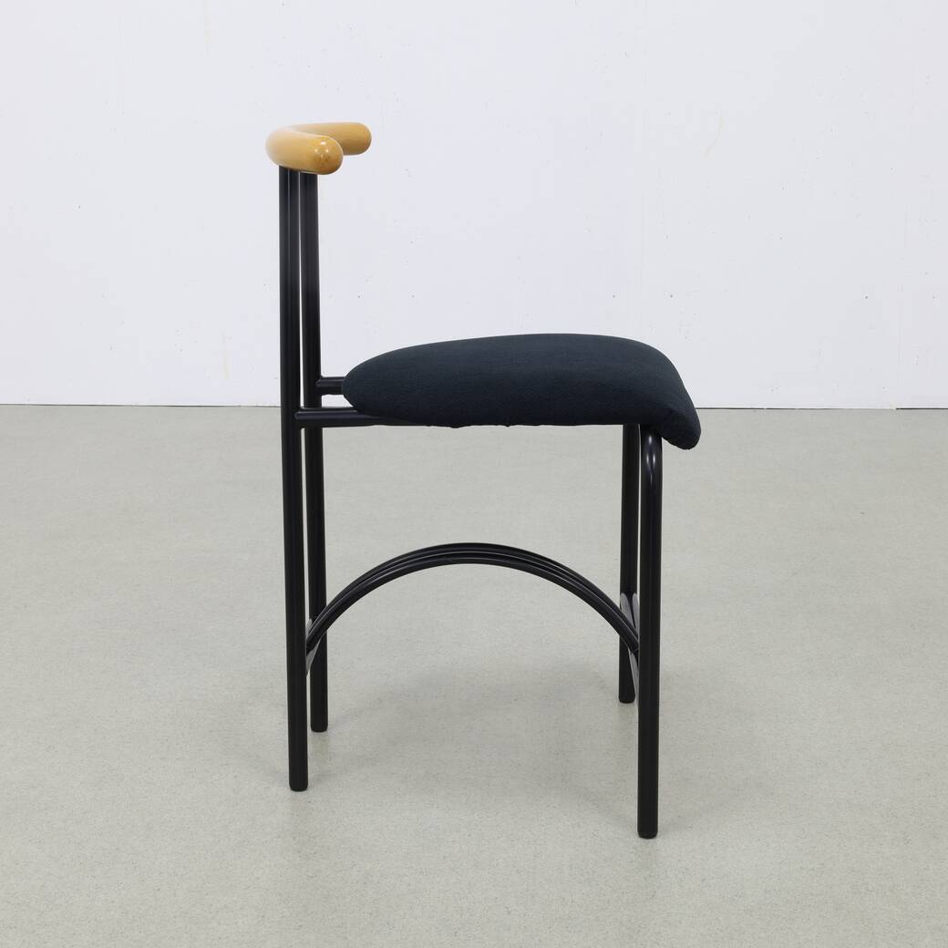 Postmodern dining chairs, 1980s, set of 6