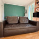 Bo concept chocolate leather 3-seater sofa, very good condition