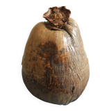 Old coconut ice bucket vintage decor ice bucket coconut 70s