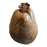 Old coconut ice bucket vintage decor ice bucket coconut 70s
