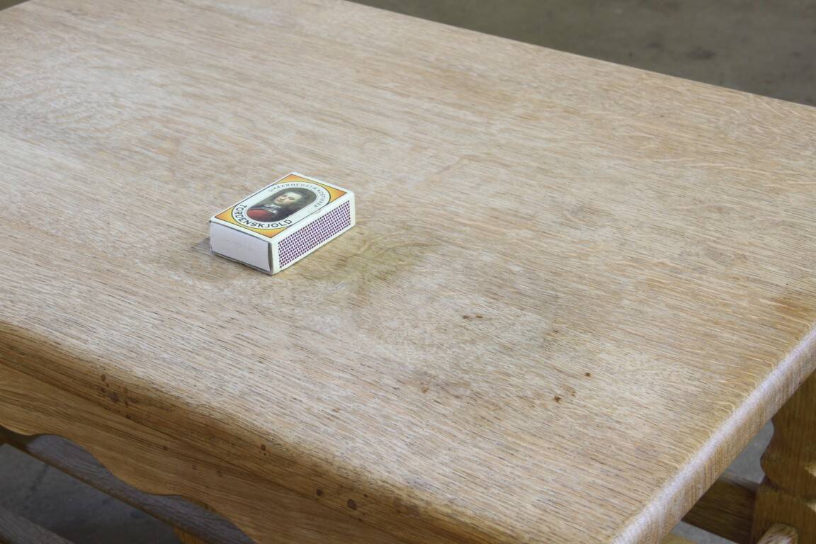 Pair of Vintage Danish Oak Bedside Tables with Drawer & Shelf, Kjærnulf style