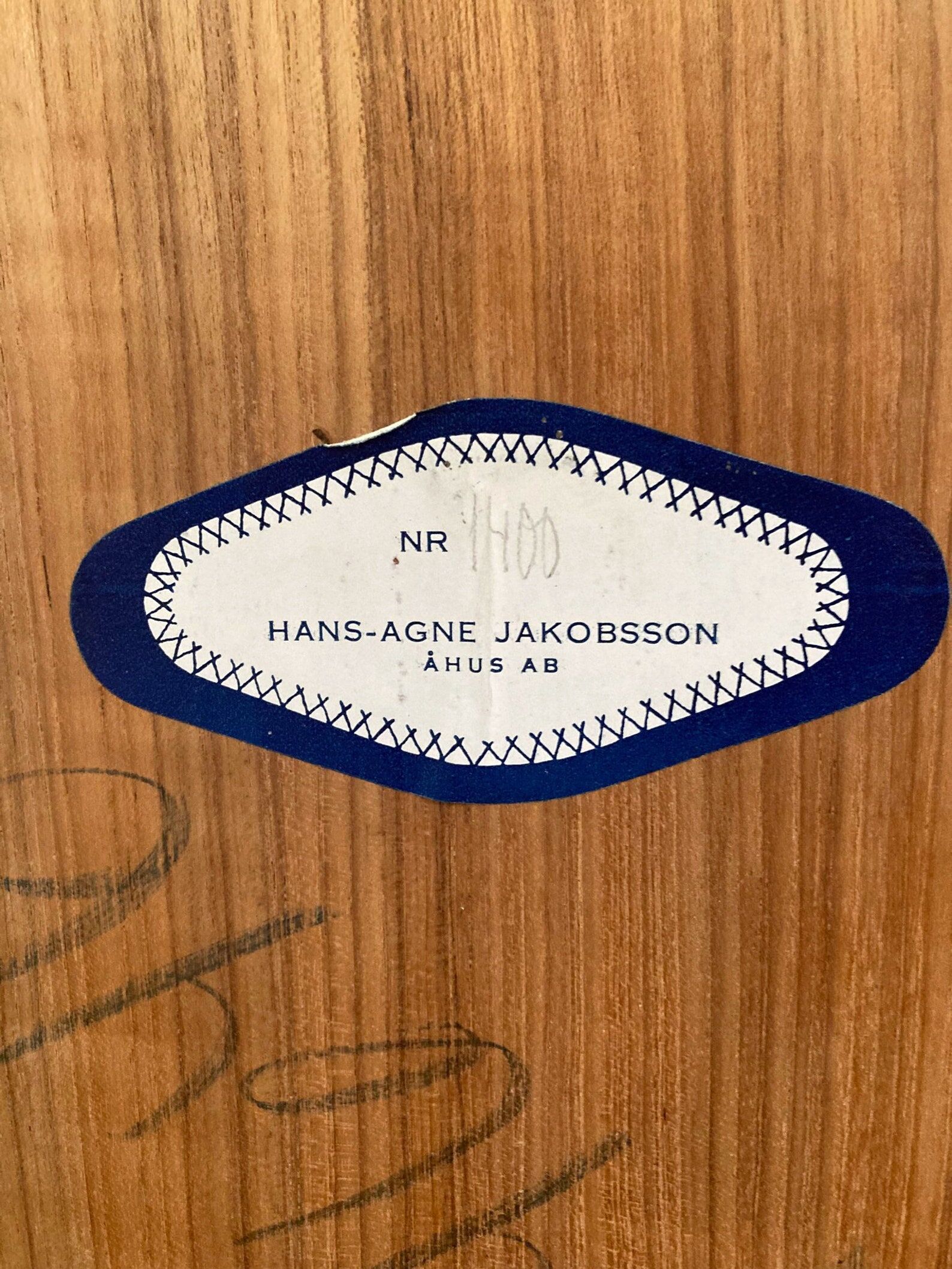 Hans-Agne Jakobsson, Ahus teak floating / hanging cabinet, Mid Century Scandinavian design