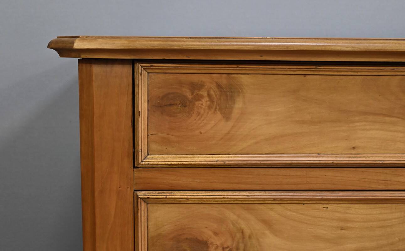 Cherry wood chest of drawers, Louis-Philippe style – 1900