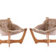 Set of 2 'Luna' armchairs by Odd Knutsen, Norway 1970