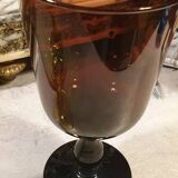 3 safe blown crystal glasses shower stand