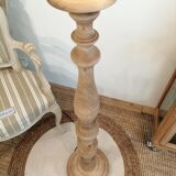Vintage wooden floor lamp