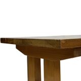 Vintage Scandinavian modern pinewood bench from the 1960's